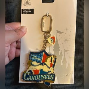 Disney Parks Carousel Keychain